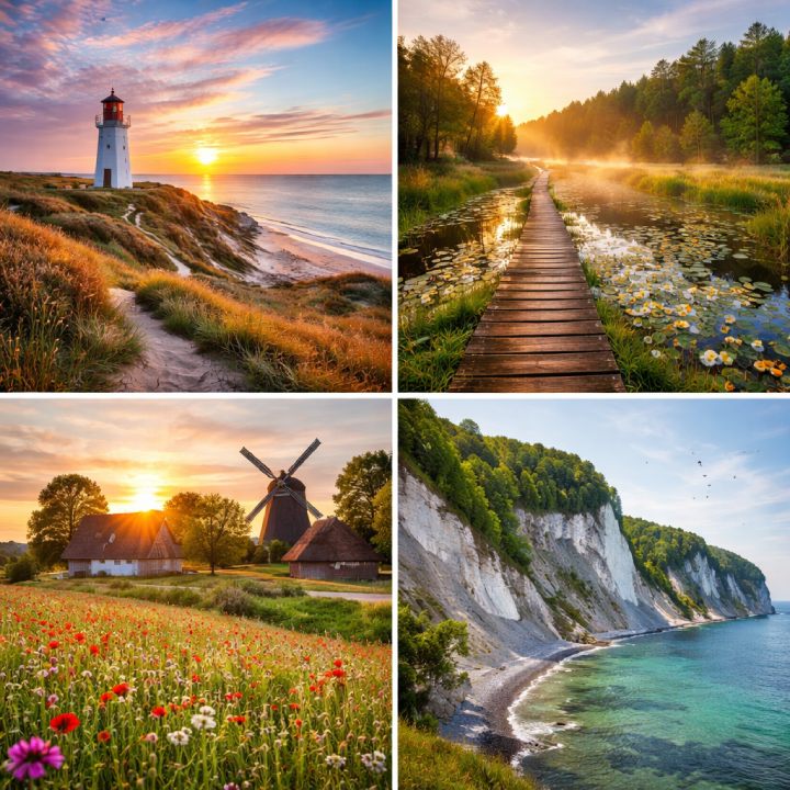 naturaleza para visitar en dinamarca en verano